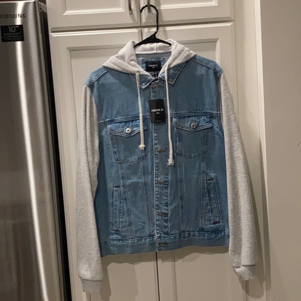 Hooded Jean Jacket